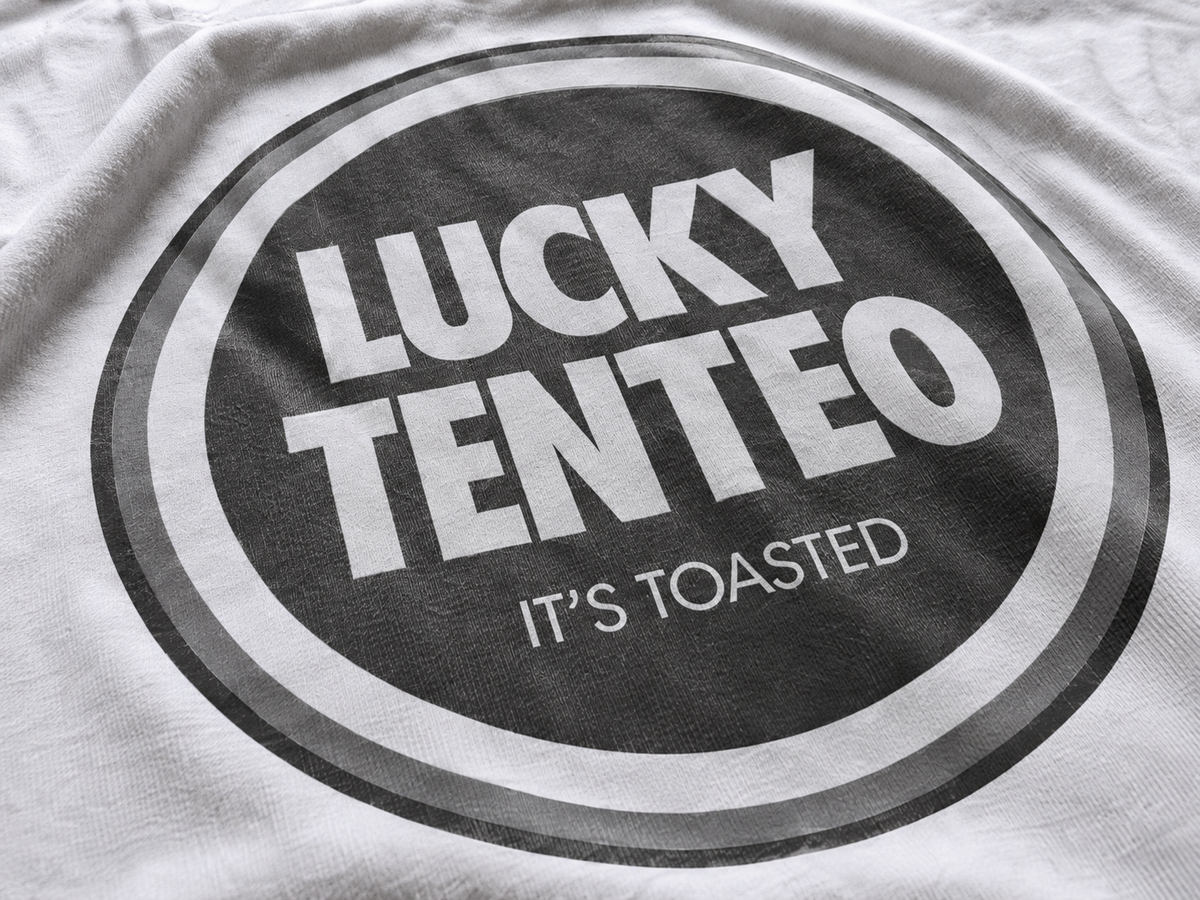 Detalle del estampado Lucky TENTEO