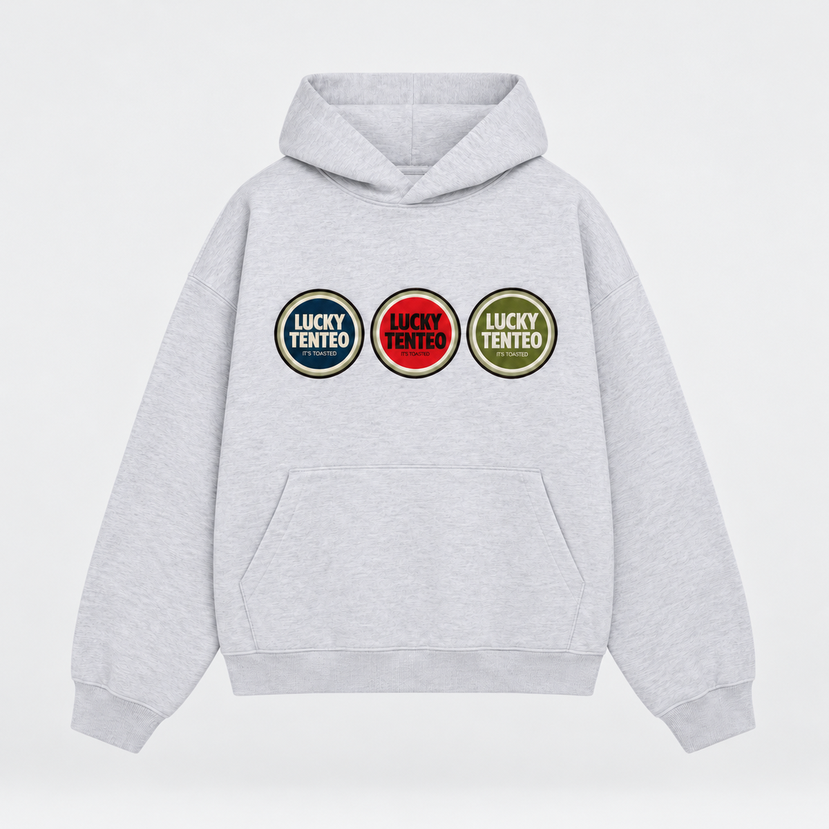 Lucky Grey Oversized Hoodie